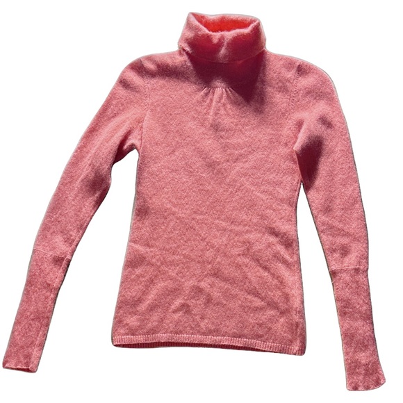 Cashmere Beth Bowley Coral Sweater ~ S - Picture 9 of 11